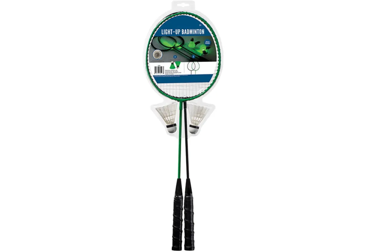 FRANKLIN SPORTS LED Badminton Racquet and Birdie Set