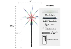 Flipo Group, Inc. LED Garden Sparkler Lights (Set of 2)