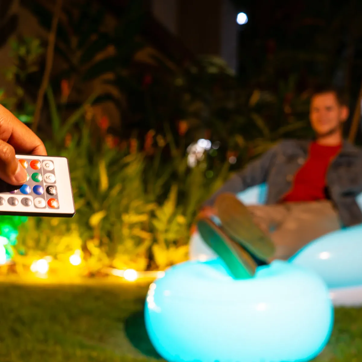 B u0026 D Group LED Inflatable Chair