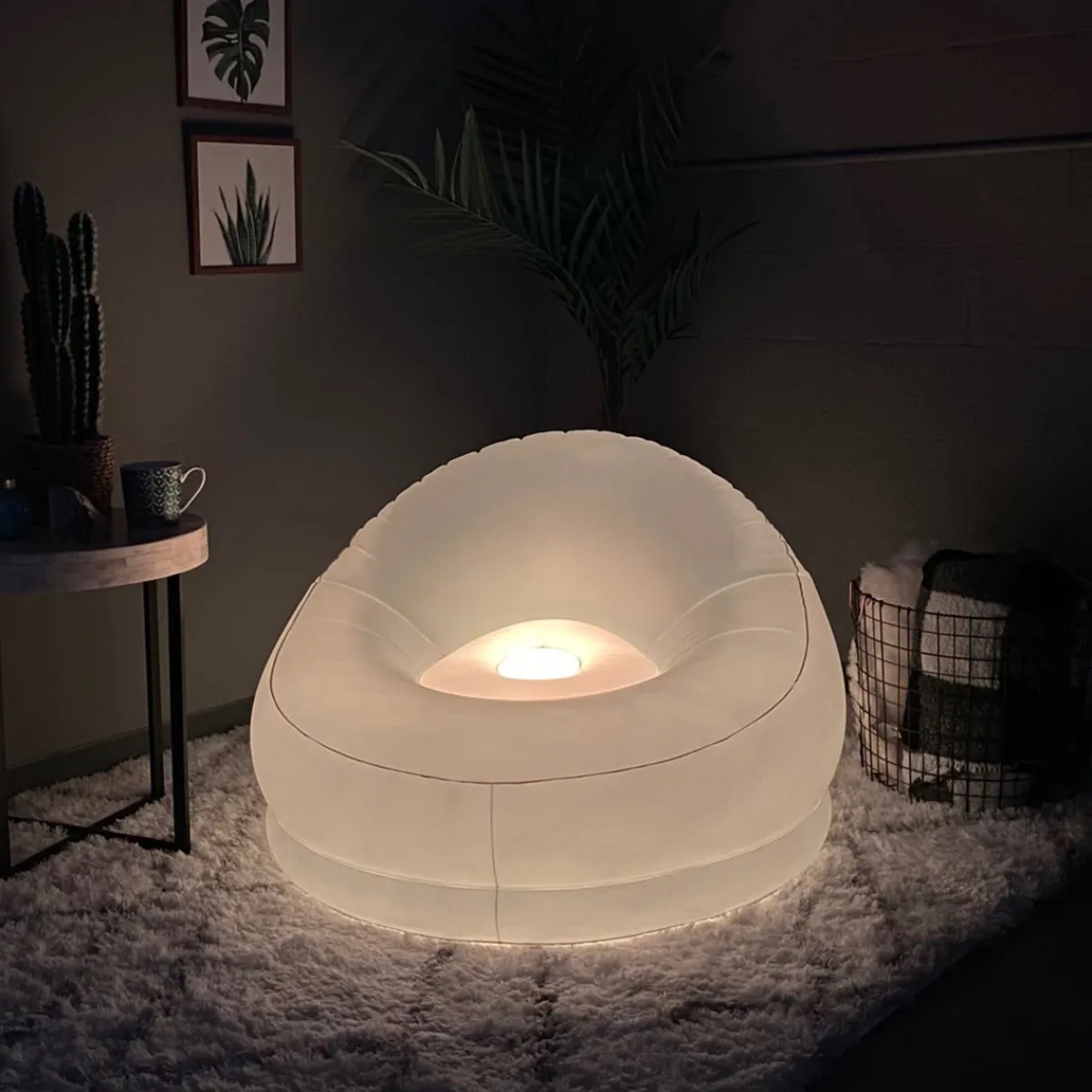 B u0026 D Group LED Inflatable Chair