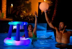 B u0026 D Group LED Inflatable Pool Basketball