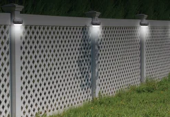 Maxsa Innovations LED Solar Fence Lights (4-Pack)