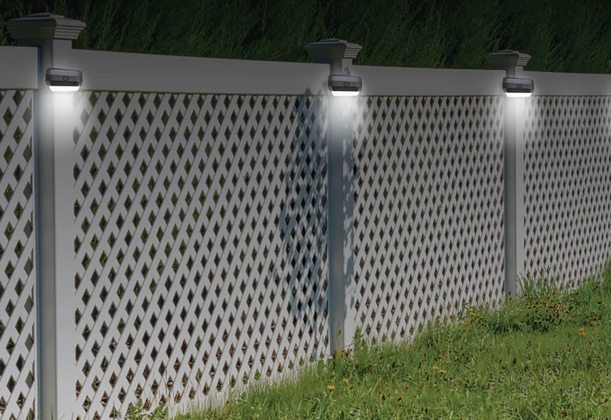 Maxsa Innovations LED Solar Fence Lights (4-Pack)