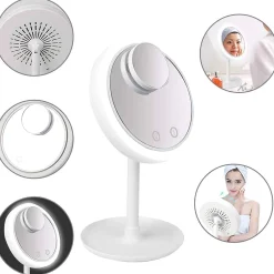 Teleshop Inc. LED Vanity Mirror with Cooling Fan