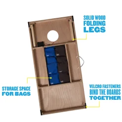 Escalade Sports LED Wood Cornhole Set