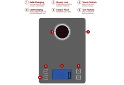 Greater Goods LLC Light Powered Kitchen Scale