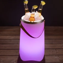 The World Trade Corporation Lighted Wine Bucket and Speaker