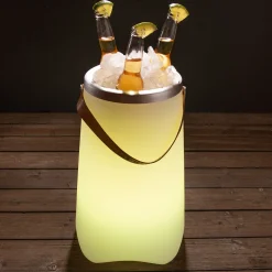 The World Trade Corporation Lighted Wine Bucket and Speaker