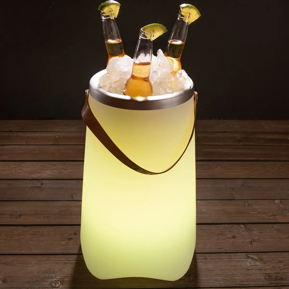 The World Trade Corporation Lighted Wine Bucket and Speaker
