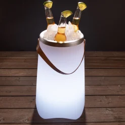 The World Trade Corporation Lighted Wine Bucket and Speaker