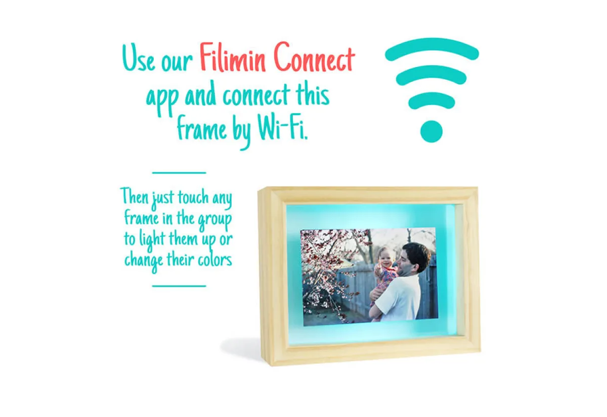 Get Lit LLC dba Friendship Lamps Long Distance Friendship Picture Frame Lamps (Set of 2)