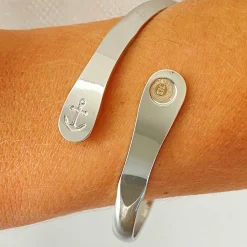 Hollywood Sensation Love Anchors the Soul Engraved Bracelet
