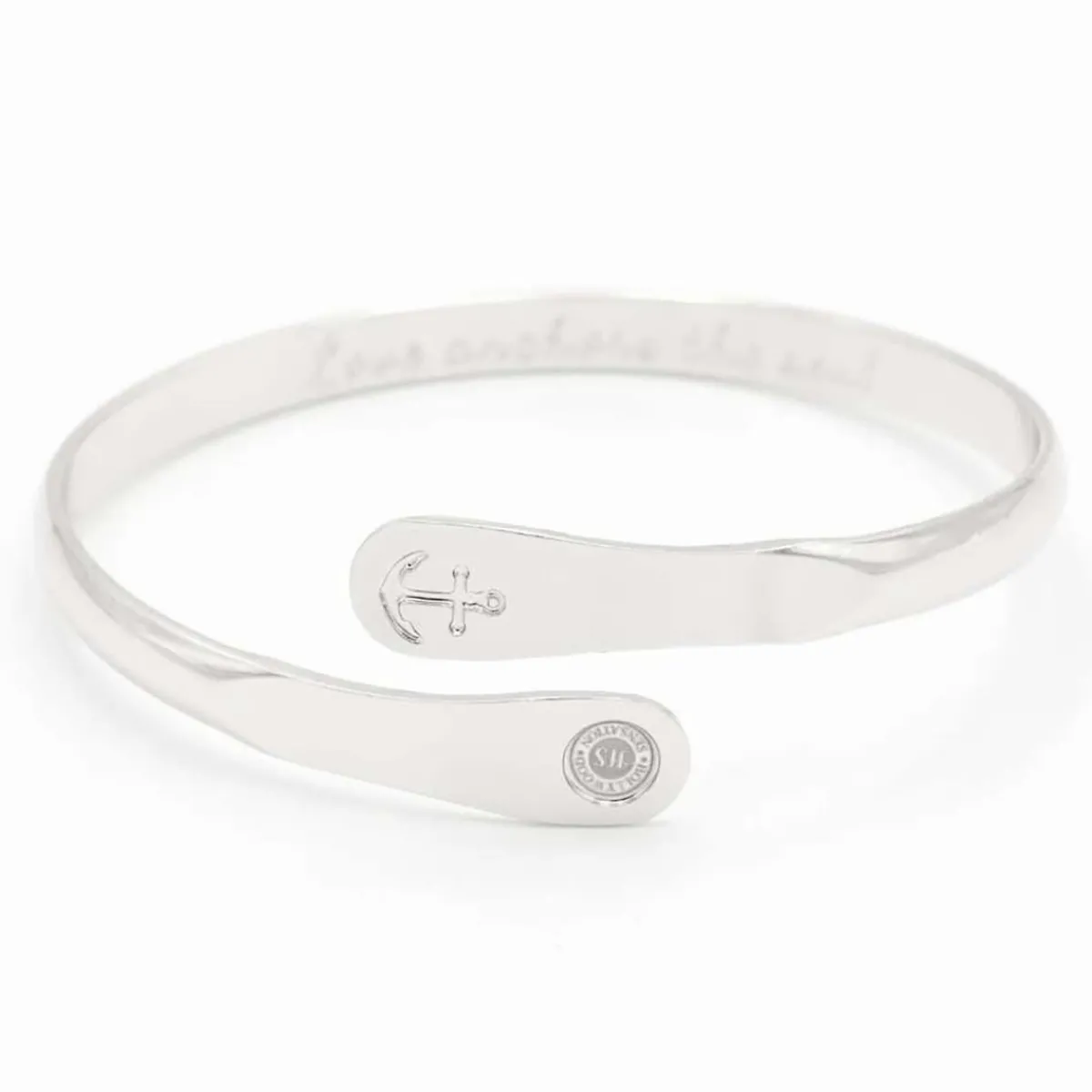 Hollywood Sensation Love Anchors the Soul Engraved Bracelet