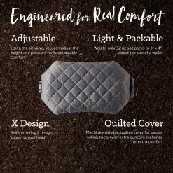 Rightline Gear Luxe Inflatable Camping Pillow