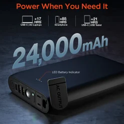EDEC Digital Forensics LLC dba OffGrid 24,000mAh Laptop Power Bank with AC Outlet