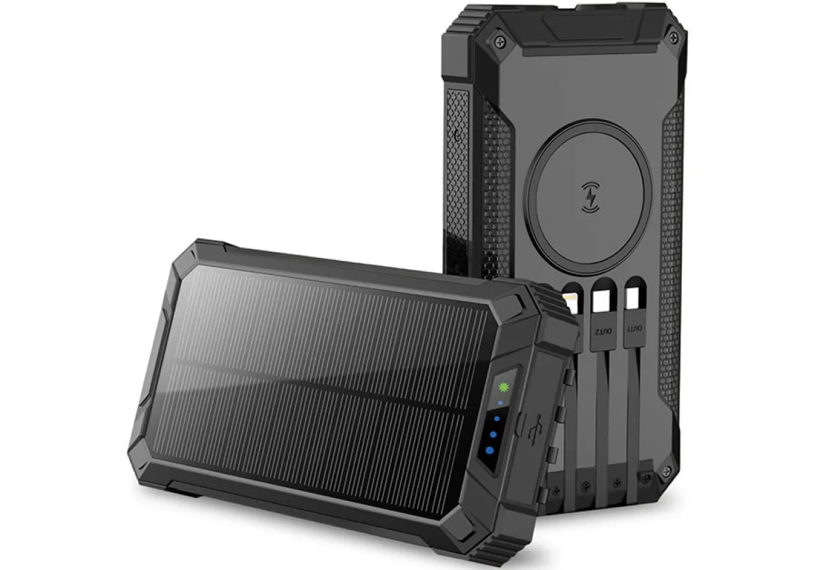 SCTP Inc (RSPA and Sungale) 20000mAh Solar Power Bank with Wireless Charging