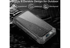 SCTP Inc (RSPA and Sungale) 20000mAh Solar Power Bank with Wireless Charging