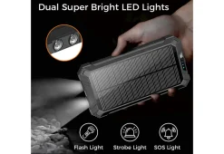 SCTP Inc (RSPA and Sungale) 20000mAh Solar Power Bank with Wireless Charging