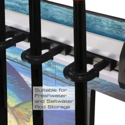 ReelSonar Inc Mahi 8 Fishing Rod Rack