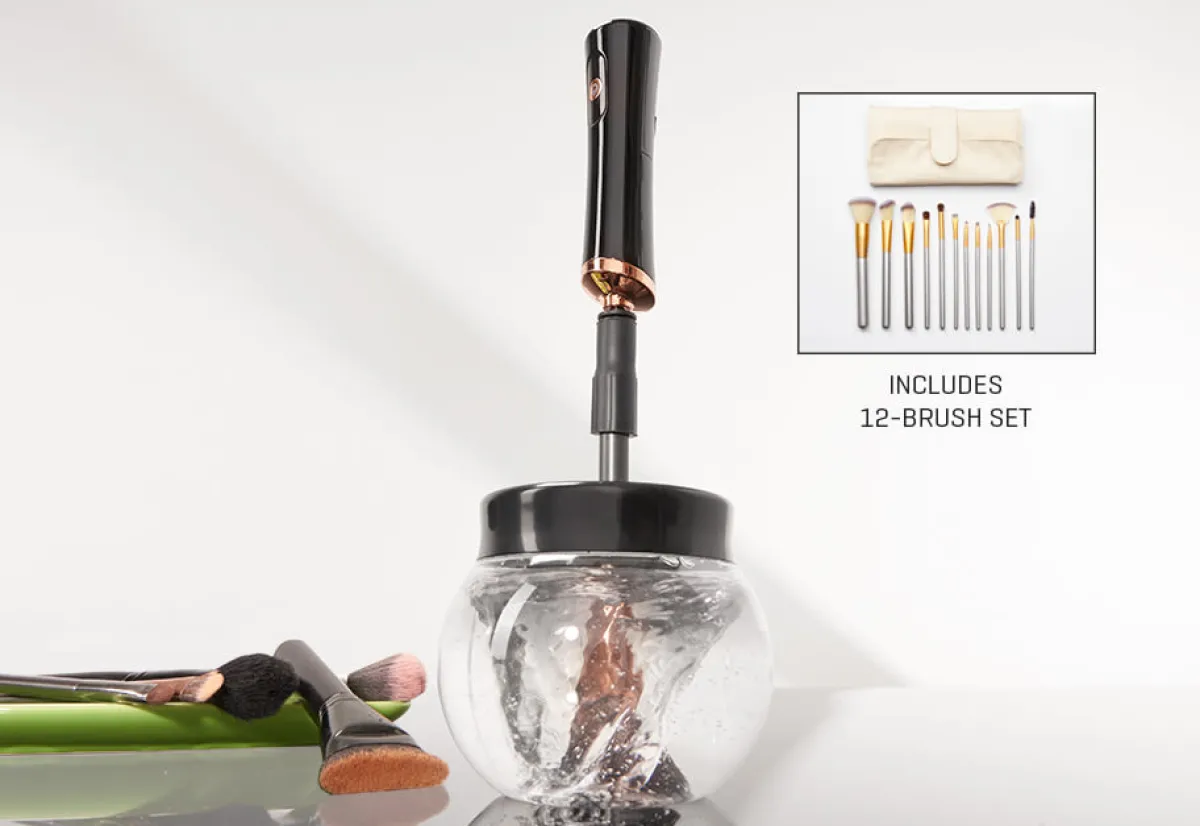 Teleshop Inc. (Beauty Ko LLC) Make Up Brush Cleaner With Brush Set