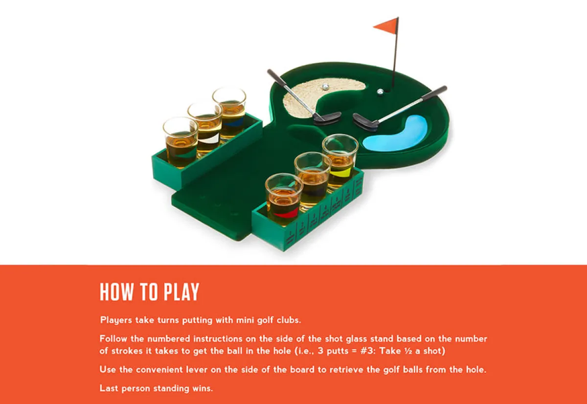 True Fabrications, Inc. dba True Brands Mini Putting Drinking Shot Game