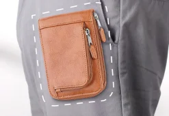 Kingport Industries, LLC Minimalist Zippered RFID Front Pocket Wallet