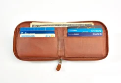 Kingport Industries, LLC Minimalist Zippered RFID Front Pocket Wallet