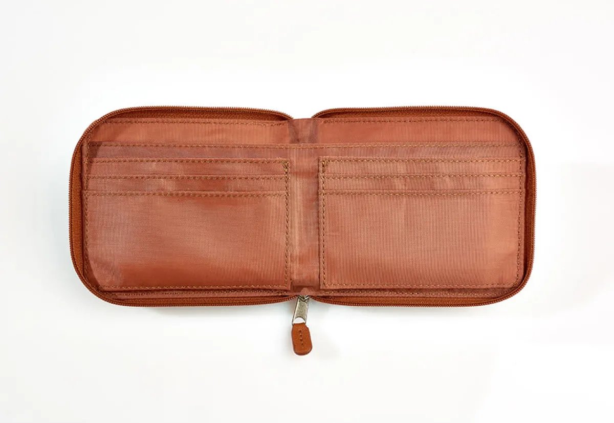 Kingport Industries, LLC Minimalist Zippered RFID Front Pocket Wallet