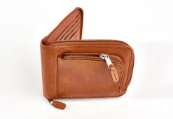 Kingport Industries, LLC Minimalist Zippered RFID Front Pocket Wallet