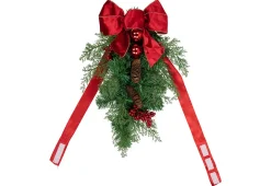 Gordon Companies Inc Mixed Cedar and Pine Christmas Chair Back Swags (Set of 2)