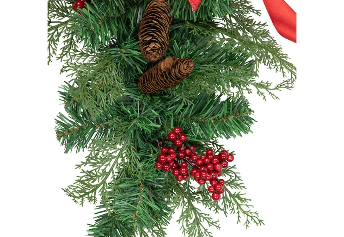 Gordon Companies Inc Mixed Cedar and Pine Christmas Chair Back Swags (Set of 2)
