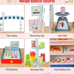 GoPlus (Costway) Mobile Market Play Stand