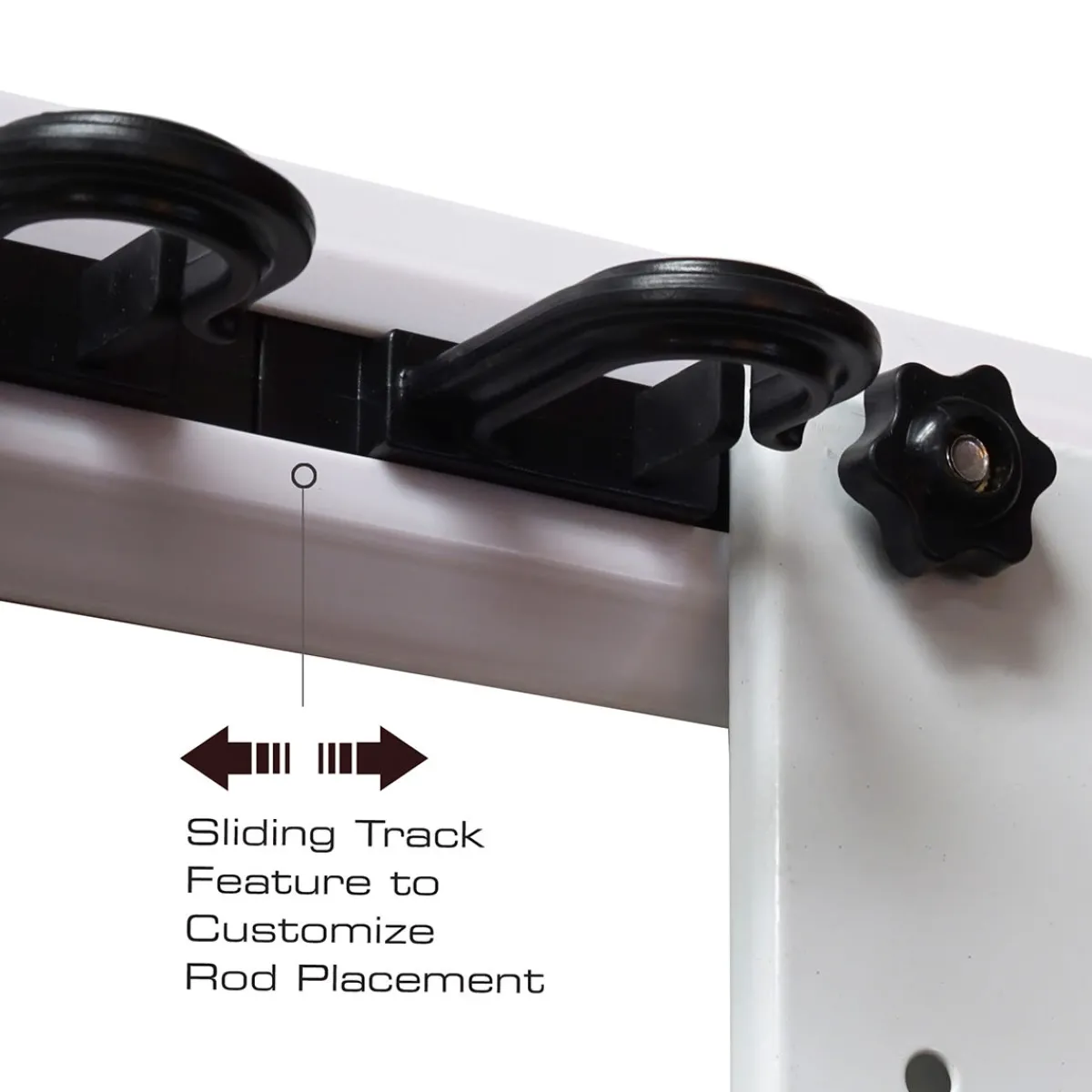 ReelSonar Inc Modular 5 Fishing Rod Rack and Tackle Organizer