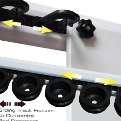 ReelSonar Inc Modular 14 Fishing Rod Rack and Tackle Organizer