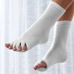 Sharper Image Moisturizing Toe Alignment Socks by