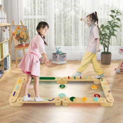 GoPlus (Costway) Montessori Balance Beam Set with Stepping Stones