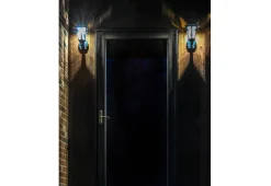 Teleshop Inc. Motion Activated Outdoor Wall Sconces (2-Pack)