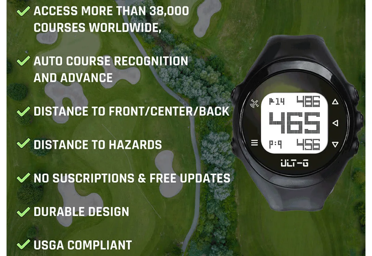 Kertec LLC Multi-Functional GPS Golf Watch