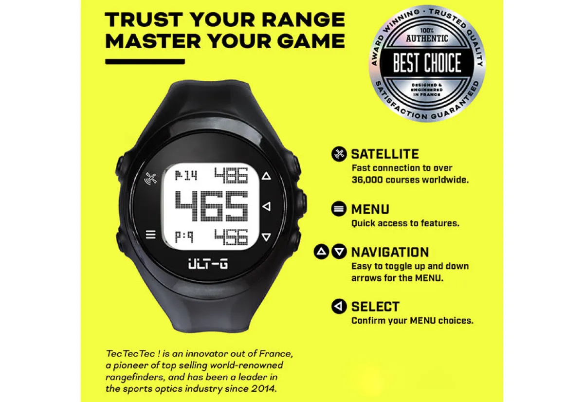 Kertec LLC Multi-Functional GPS Golf Watch
