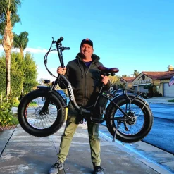 Sharper Image NAKTO Folding Electric Bike