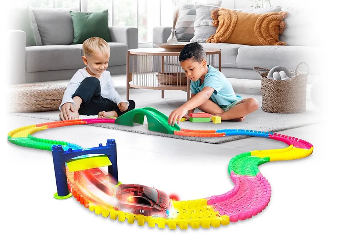 Mindscope Products Inc. Neon Glow Magna Tracks