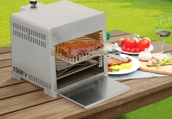 Shinerich International Inc Outdoor Portable Infrared Propane Gas Grill