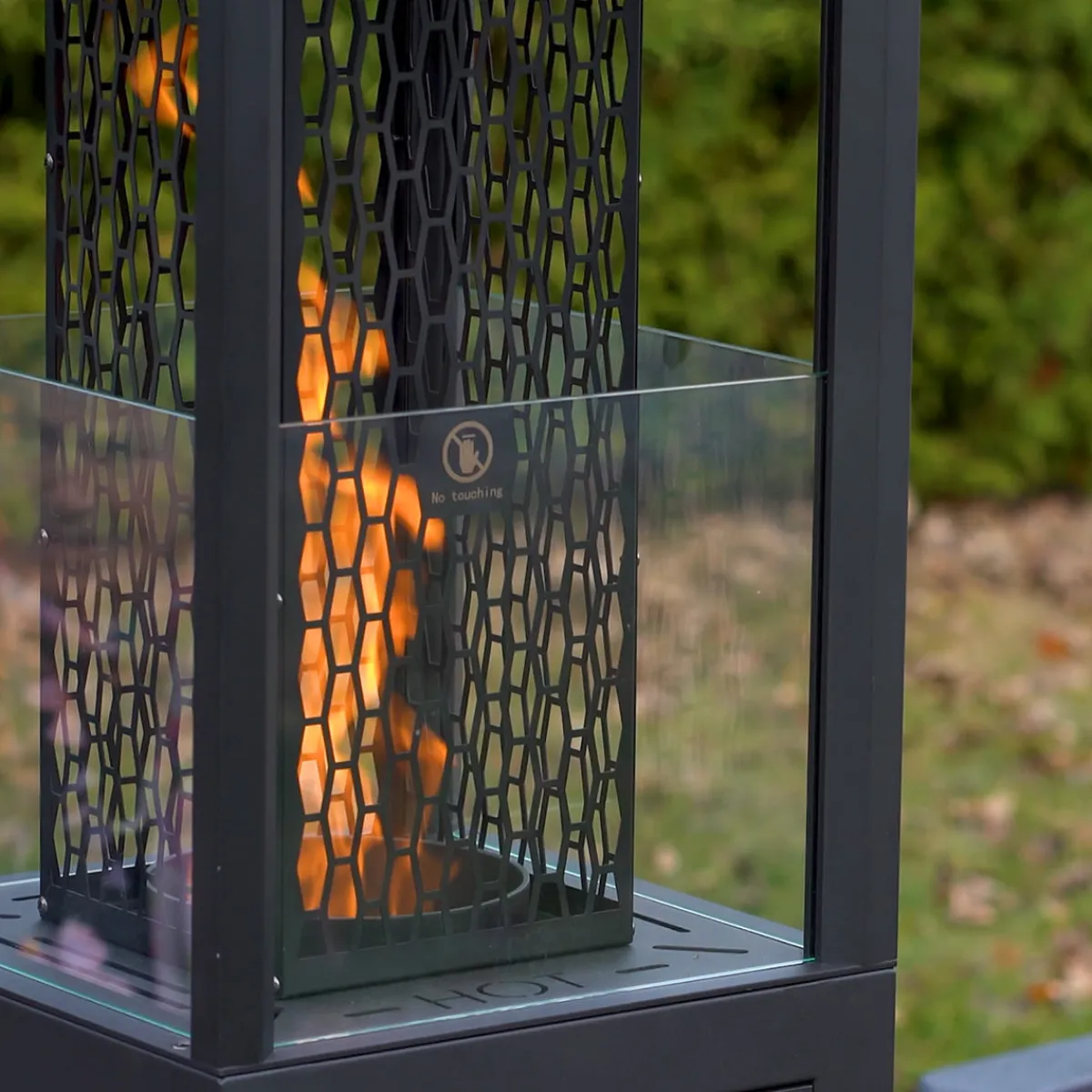 EP DESIGN LAB Outdoor Wood Pellet Patio Heater with Fan