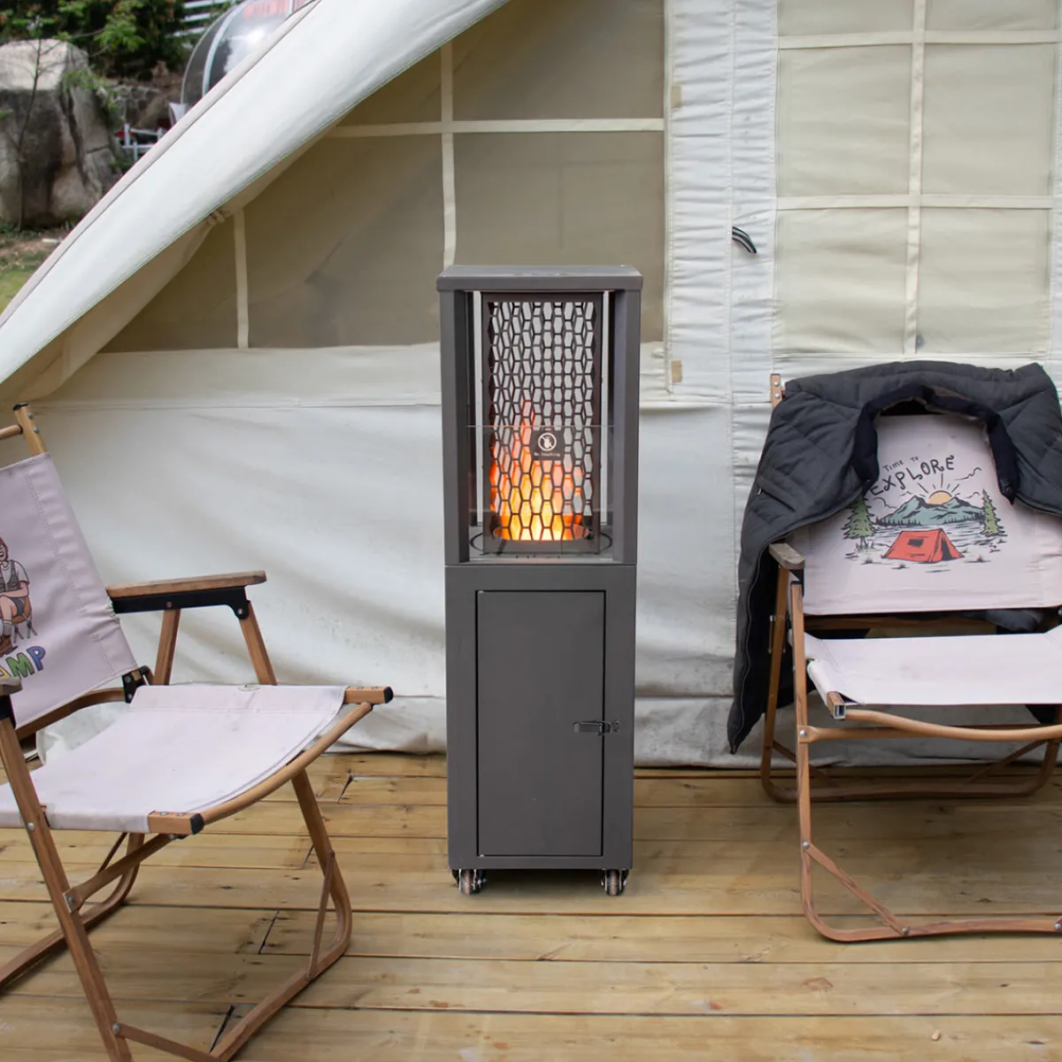 EBI Outdoor Wood Pellet Patio Heater