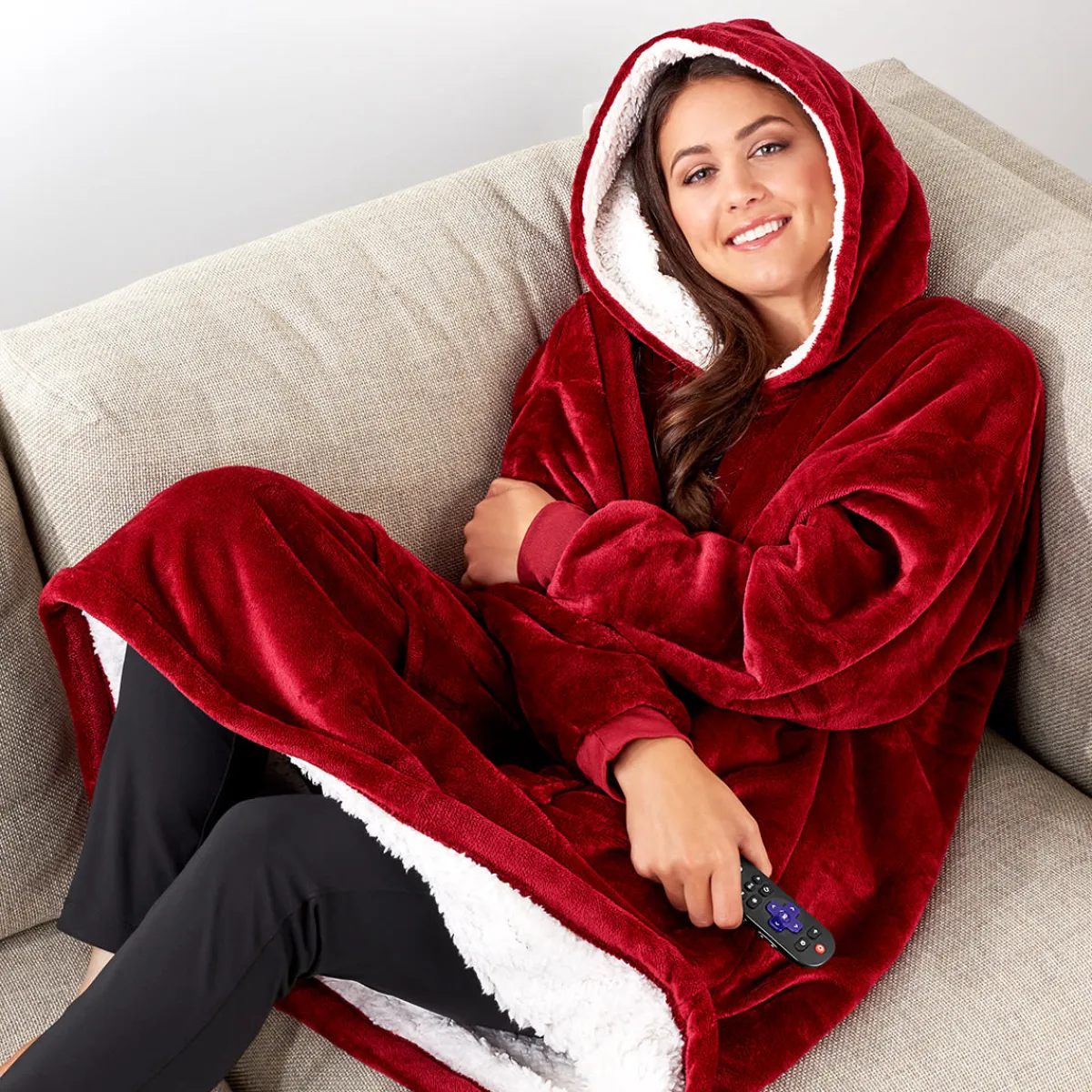 Sharper Image Oversized Lounging Hoodie
