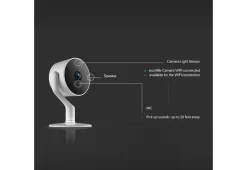 SCTP Inc (RSPA and Sungale) 1080P Indoor Smart Security Camera with Wi-Fi