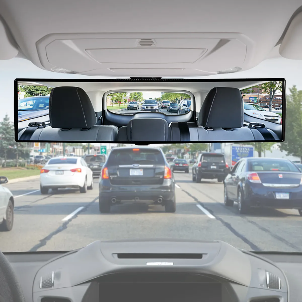 Sharper Image Panoramic Rearview Mirror by