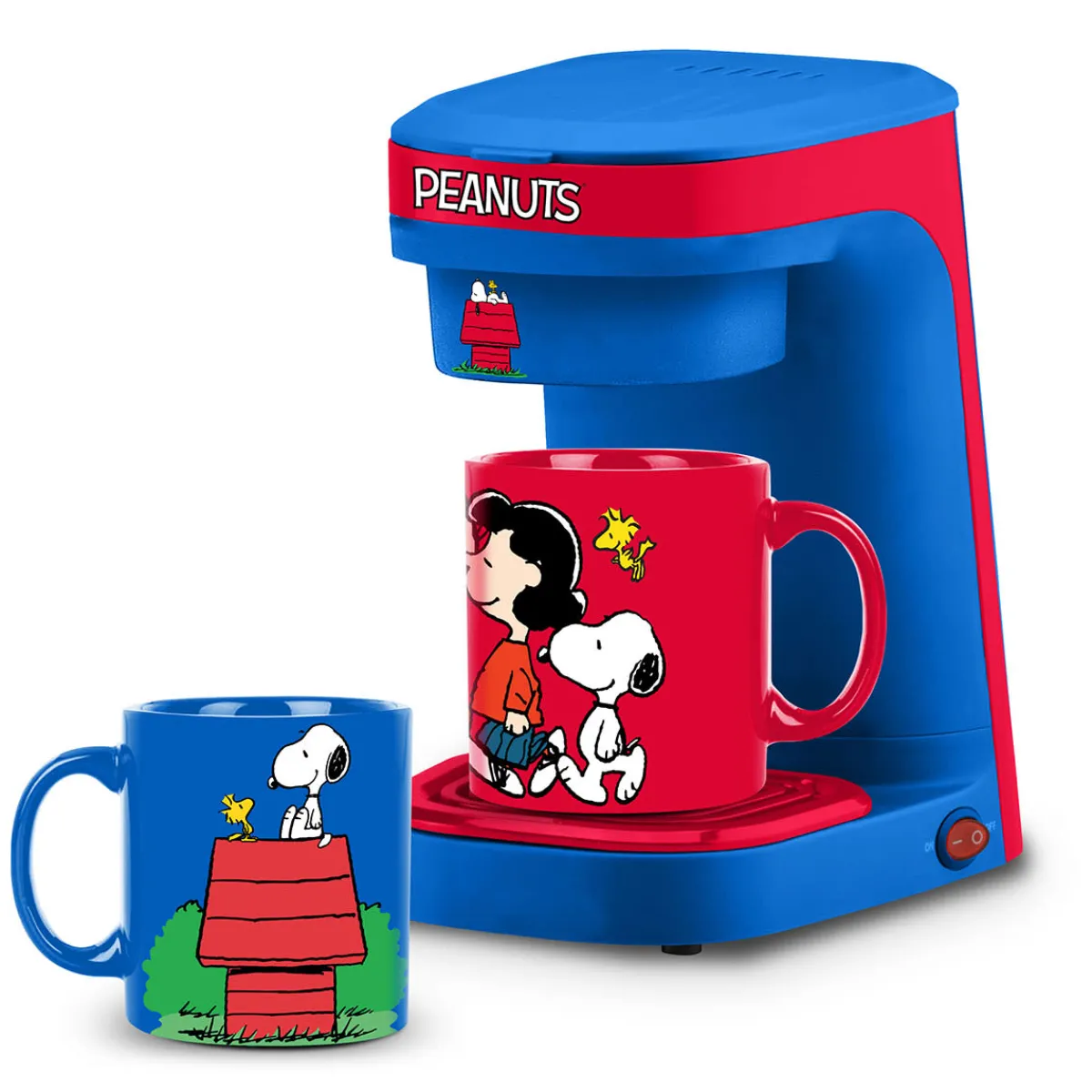 Glowstone LTD Peanuts Single Cup Coffee Maker Gift Set