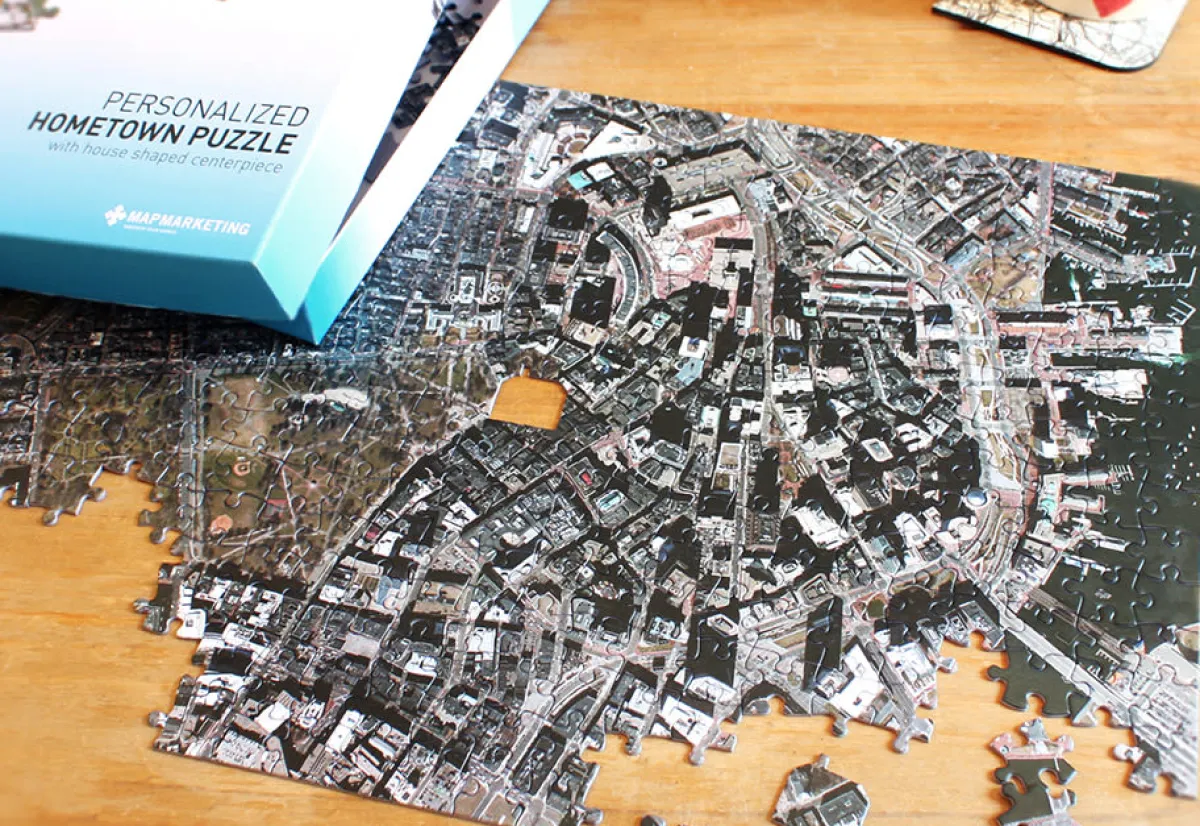 Map Marketing Ltd Personalized Aerial Photo Puzzle