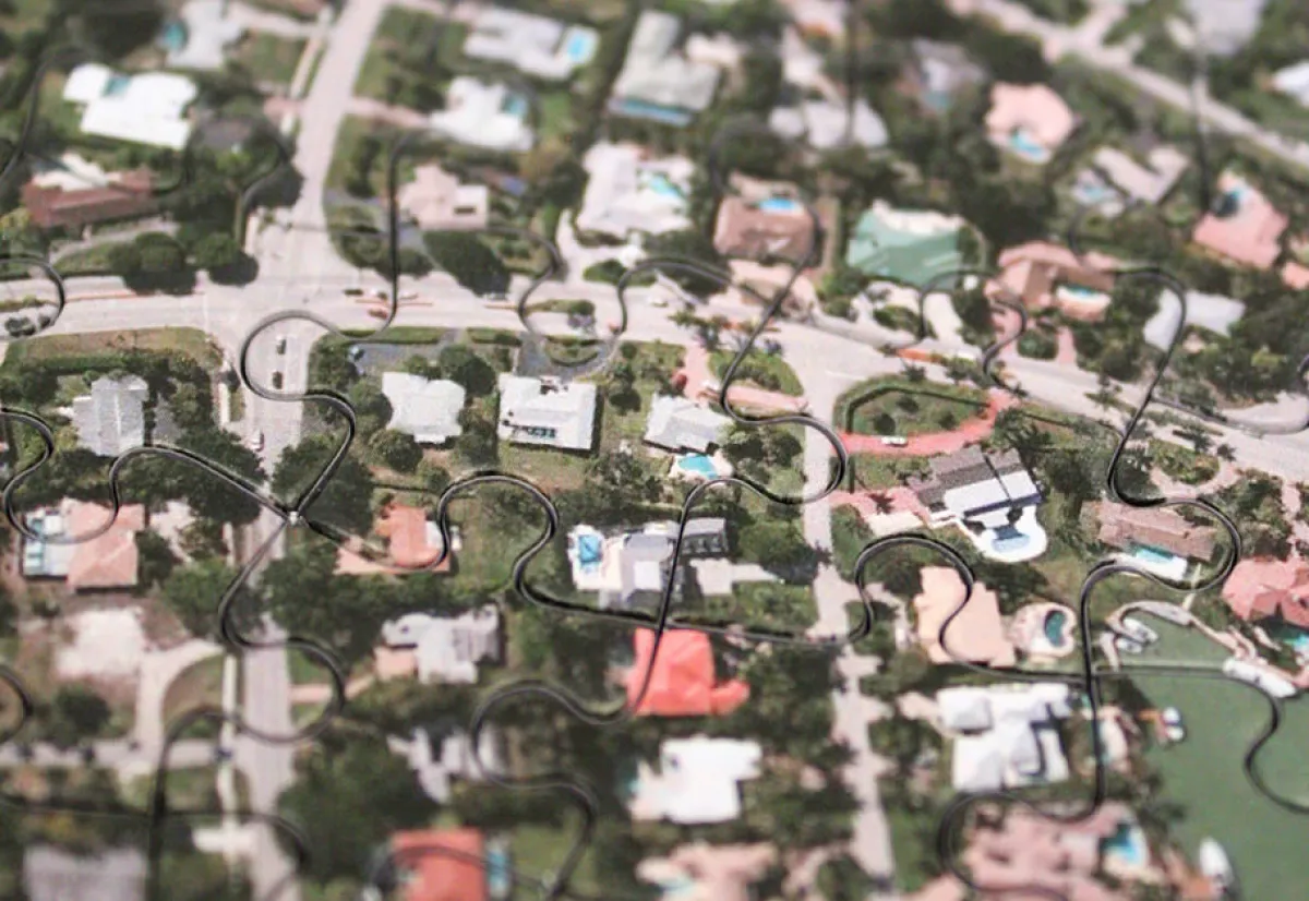 Map Marketing Ltd Personalized Aerial Photo Puzzle